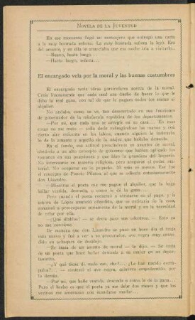 El encargado vela por la moral y las buenas costumbres