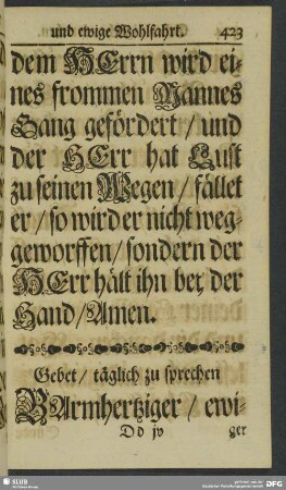 Gebet, täglich zu sprechen