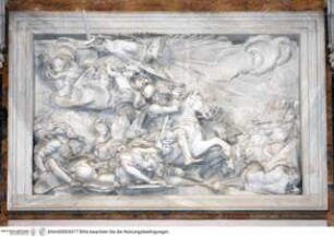 Andrea Corsini erscheint den Florentinern in der Schlacht von Anghiari