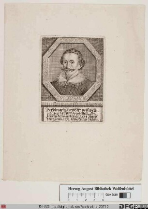 Bildnis Ferdinand von Weltz, Frhr. zu Eberstein u. Spiegelfeld