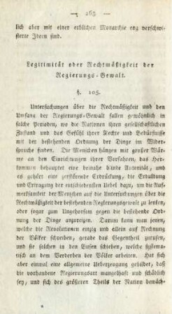 Legitimität oder Rechtmäßigkeit der Regierungs-Gewalt