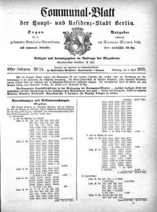 1870,14: No. 14, 3. April 1870