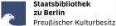Staatsbibliothek zu Berlin - Preußischer Kulturbesitz