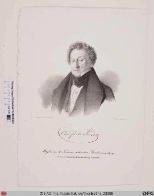 Bildnis Christian Friedrich Sendig