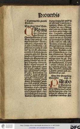Super prologo in libros Salomonis.