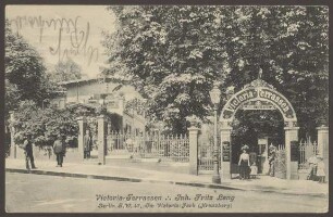 Ansichtskarte Victoria-Terrassen, Kleine Parkstraße 14/15