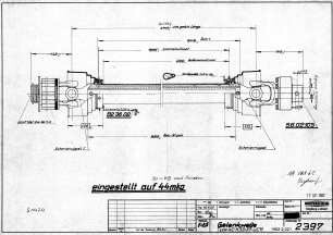 Gelenkwelle Type: WI-K33-F1-UC11