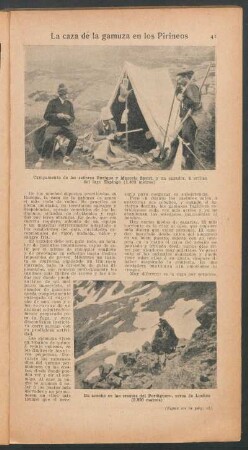 La caza de la gamuza en los Pirineos