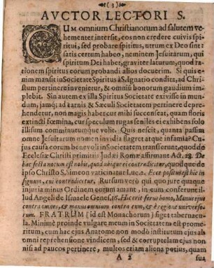 Anatomia Societatis Jesu : seu Probatio spiritus Jesuitarum ... ad excitandam regum et principum cathol. attentionem utilissima