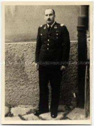 Franz-Albert Petz in Uniform