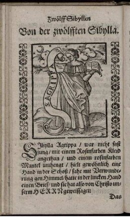 Von der zwölfften Sibylla