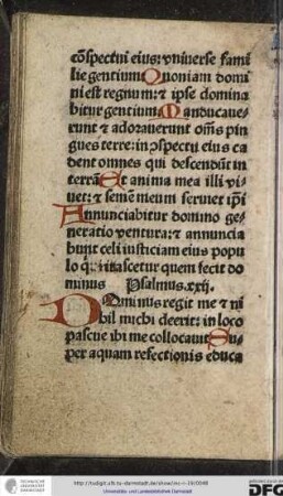Psalmus xxii.