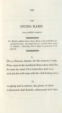 The Dying Bard