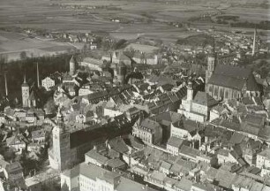 Bautzen. Luftbild-Schrägaufnahme von Südosten