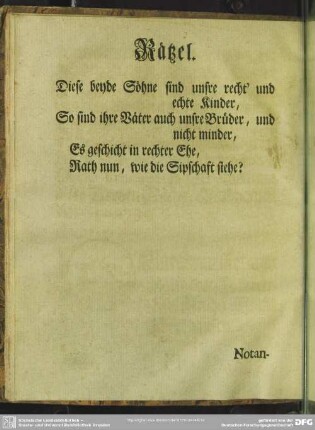 Rätzel