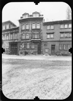 Arnstadt, Zimmerstraße 18/20. Wohnhäuser. Straßenfront