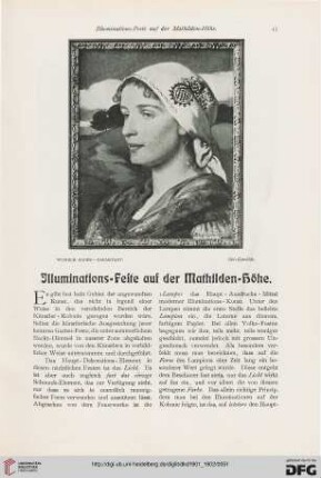 Illuminations-Feste auf der Mathilden-Höhe