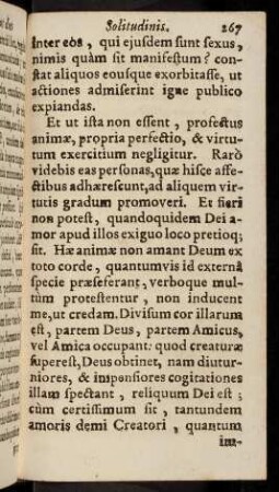 267-275, Et ut ista non essent, profectus animae, ...