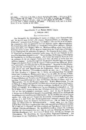 Taubstummenwesen : Sammelbericht V (1. Halbjahr 1939) ; [Sammelreferate]