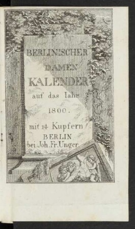 1800: Berlinischer Damen-Kalender