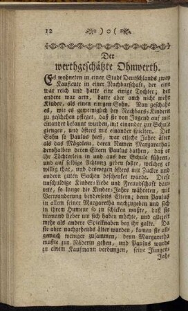 Der werthgeschätzte Ohnwerth.
