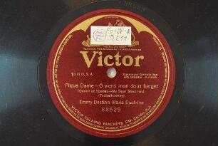 Pique Dame : O viens mon doux berger / (Tschaikowsky)