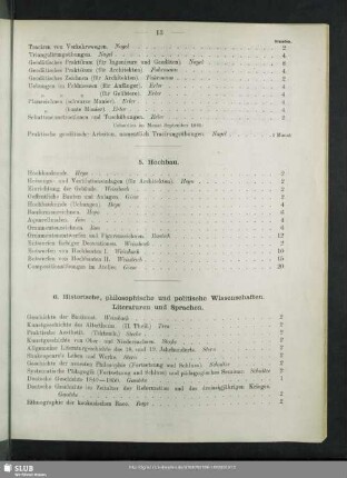 6. Historische, philosophische und politische Wissenschaften. Literaturen und Sprachen