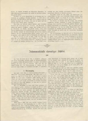 Zusammenkünfte ehemaliger Schüler