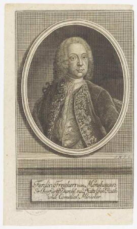 Bildnis des Ferdinand Freyherr von Menshengen