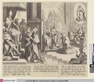 [Szene aus dem Leben der hl. Katharina von Siena]