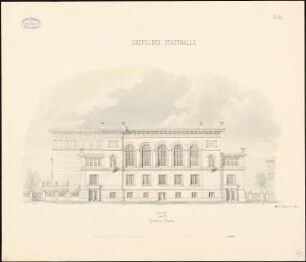 Fest- und Konzerthaus, Krefeld: Seitenansicht