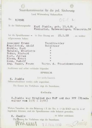 Jäckle, Karl
