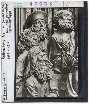 Riemenschneider: Heiligenblutaltar in St. Jakob, Rothenburg St. Jakob, Apostelgruppe