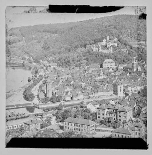 Blick aus Richtung Wartturm auf Wertheim