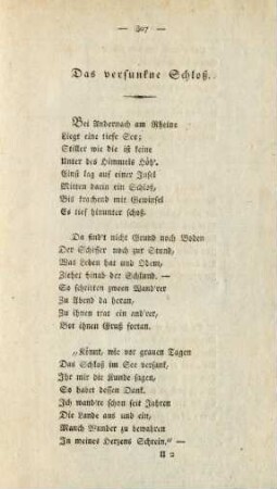 Das versunkene Schloß