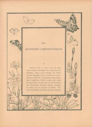 Die japanischen Landschaftsmaler II