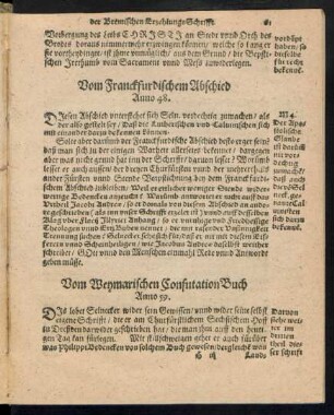 Vom Weymarischen Confutation Buch Anno 59.