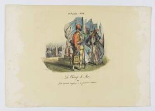 8e Parade – 1815, Le Champ de Mai, ou: L’on revient toujours à ses premières amours, Blatt 8 der Folge "Métamorphoses d’Arlequin – Parades jouées sur le Théâtre Français"
