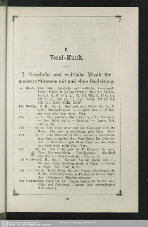 B. Vocal-Musik