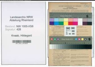 Entnazifizierung Hildegard Knaab , geb. 01.06.1901 (Lehrerin)