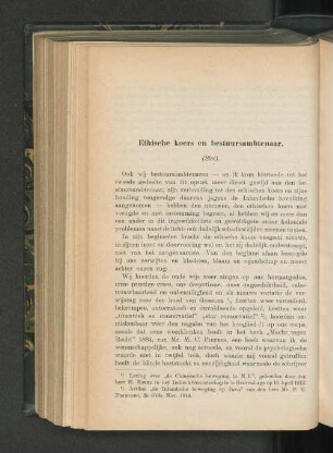 Etische koers en bestuursambtenaar, door M. B. v. d. Jagt (Slot).