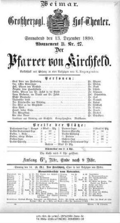 Der Pfarrer von Kirchfeld