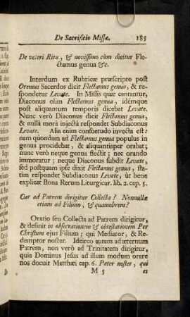 185-195, De veteri Ritu, & novissimo cum dicitur Flectamus genua ...