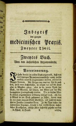 Zweytes Buch. Von den äußerlichen Arzneymitteln