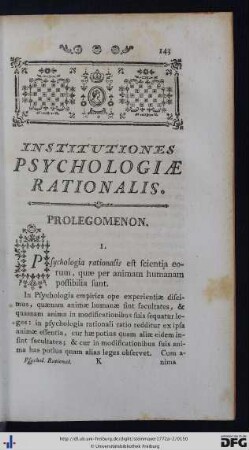 Prolegomenon.