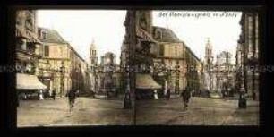 Place Stanislas mit Blick zur Kirche Notre-Dame-de-l'Annonciation de Nancy, Nancy