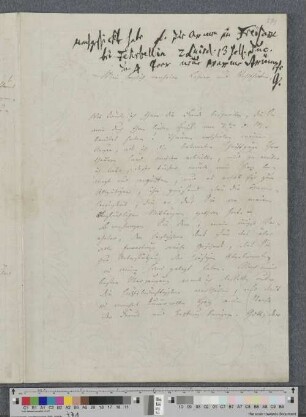 Brief an Johann Gottfried Gurlitt