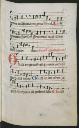 Septem gaudia Mariae (lat., mit Notation)
