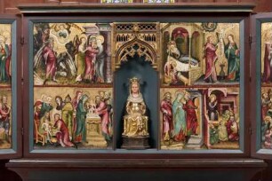 Schottener Altar — Szenen aus dem Leben Mariens — Altarschrein