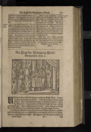 Am Tage der Reinigung Mariä/ Evangelium Luc. 2.